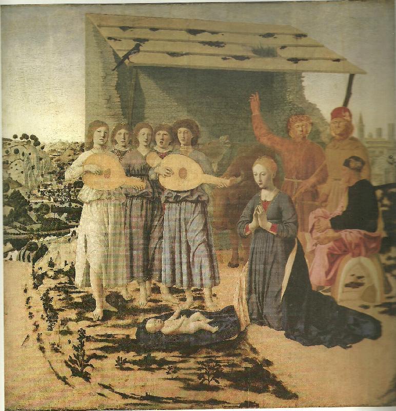 Piero della Francesca nativity Sweden oil painting art